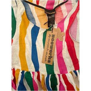 NOOWORKS NAOMI SALVATION STRIPE DRESS | NWT size XS